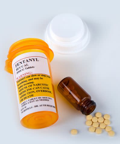 <p>Getty</p> Fentanyl in pill form.