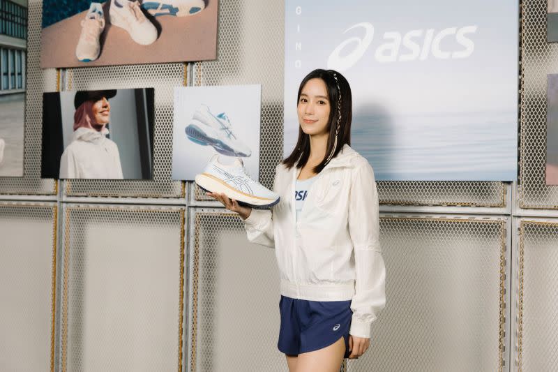 ▲温貞菱設定每月跑100公里。（圖／ASICS）