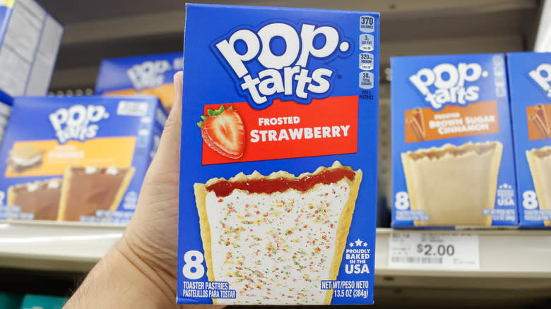 Box of pop tarts