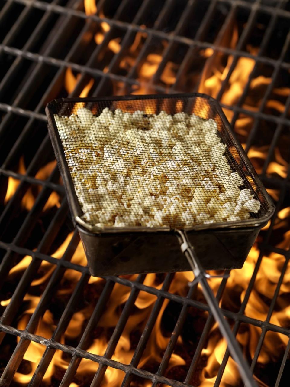 16) Make Campfire Popcorn