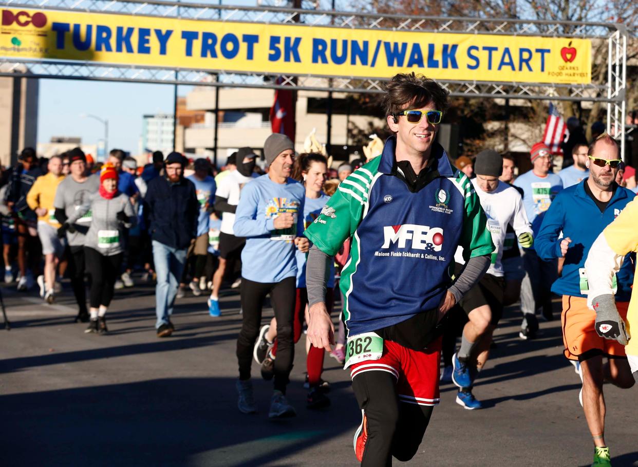 Scenes from 29th annual Turkey Trot on St. Louis Street in downtown Springfield on Nov. 23, 2023.