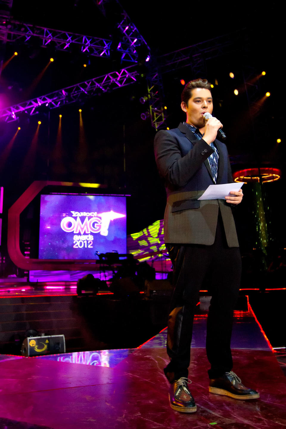 OMG! Awards 2012 host Raymond Gutierrez (Contributed photo by Tim Ramos)