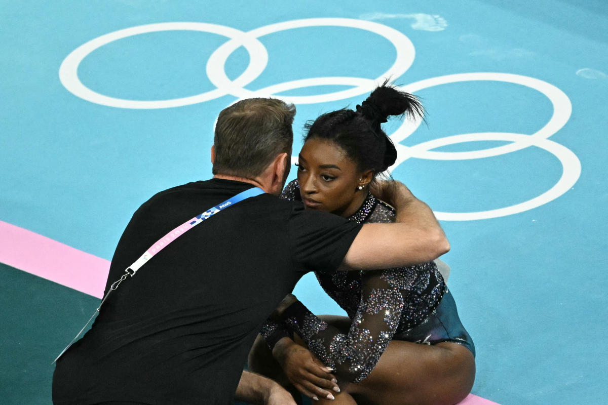 Paris Olympics: Simone Biles tweaks leg during gymnastics qualifier, still dominates