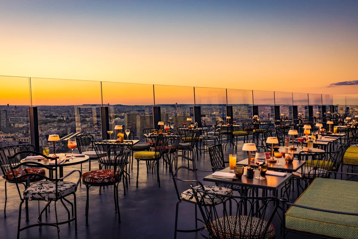 The restaurant at TOO Hotel boasts sweeping views over the city (TOO Hotel)