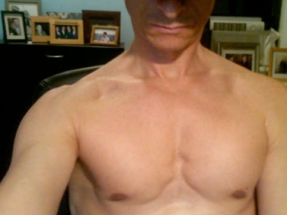 Madam Tussaud's wax Anthony Weiner chest. Major turn-off.