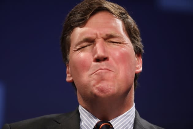 Fox News Host Tucker Carlson Appears At National Review Ideas Summit - Credit: Chip Somodevilla/Getty Images
