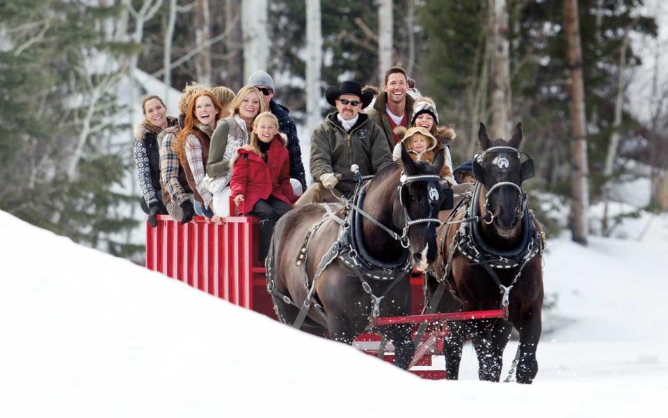 Sleigh Rides at Park City Mountain Resort: Park City, Utah