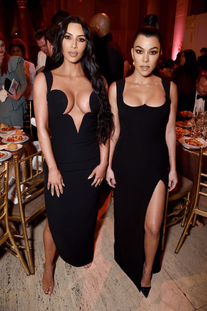 2019: Kim and Kourtney Kardashian