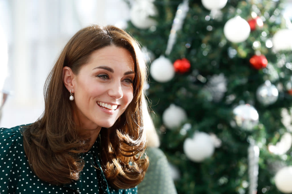 Catherine, Duchess of Cambridge, during a visit to Evelina London Children’s Hospital on Dec. 11, 2018, in London. (Photo: Chris Jackson/Getty Images)