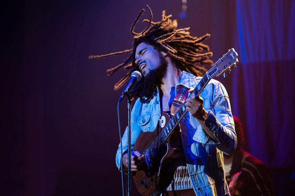 Kingsley Ben-Adir as Bob Marley in Bob Marley: One Love