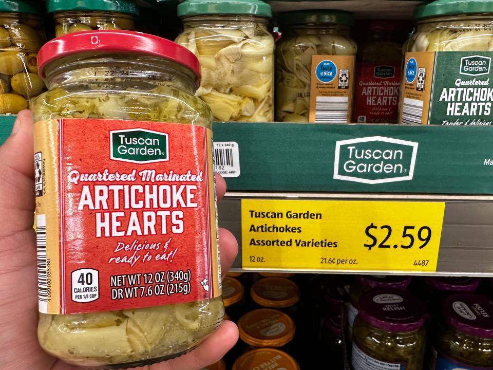 Aldi marinated artichoke hearts