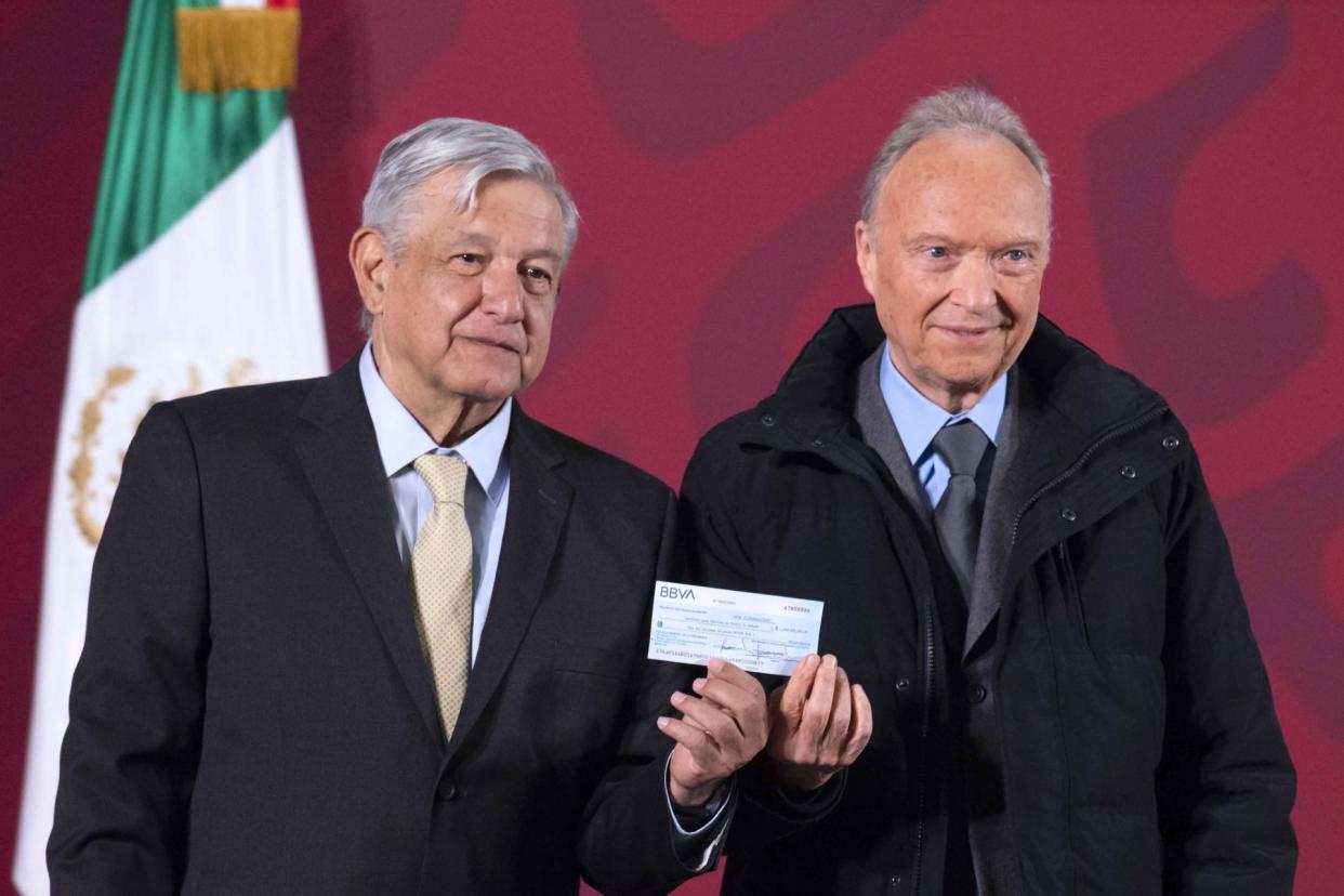 Andrés Manuel López Obrador (AMLO), presidente de México, y Alejandro Gertz Manero, Fiscal General de la República | aFOTO: PRESIDENCIA/CUARTOSCURO.COM