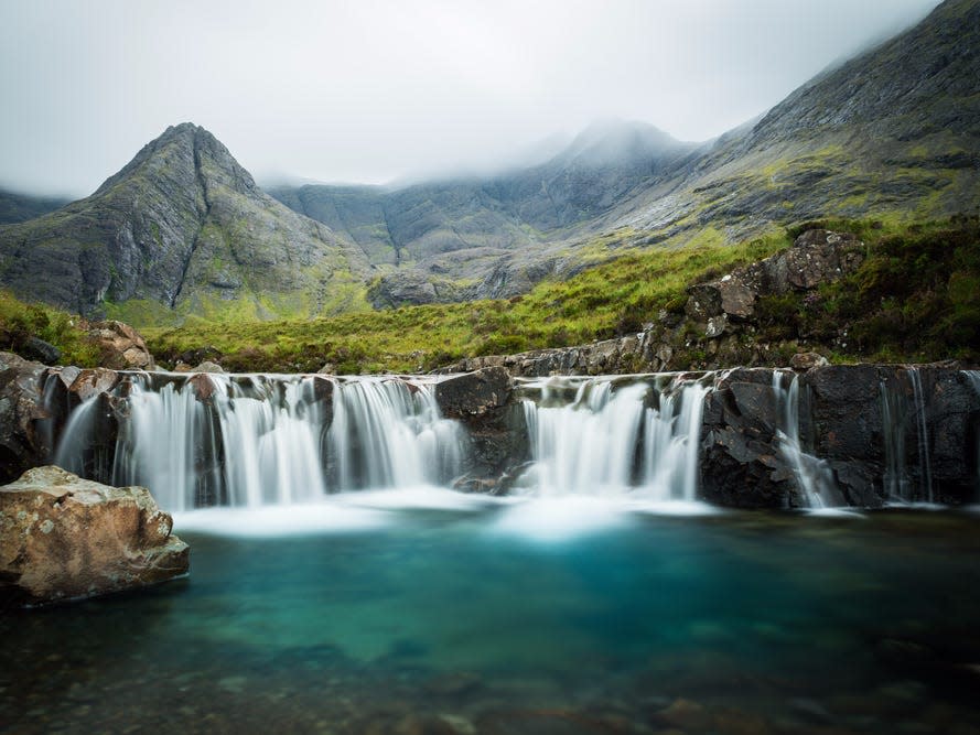 fairy pools in skye scotland