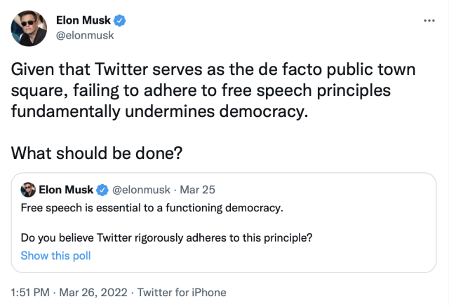 Twitter is just showing everyone all of Elon's tweets now / Is