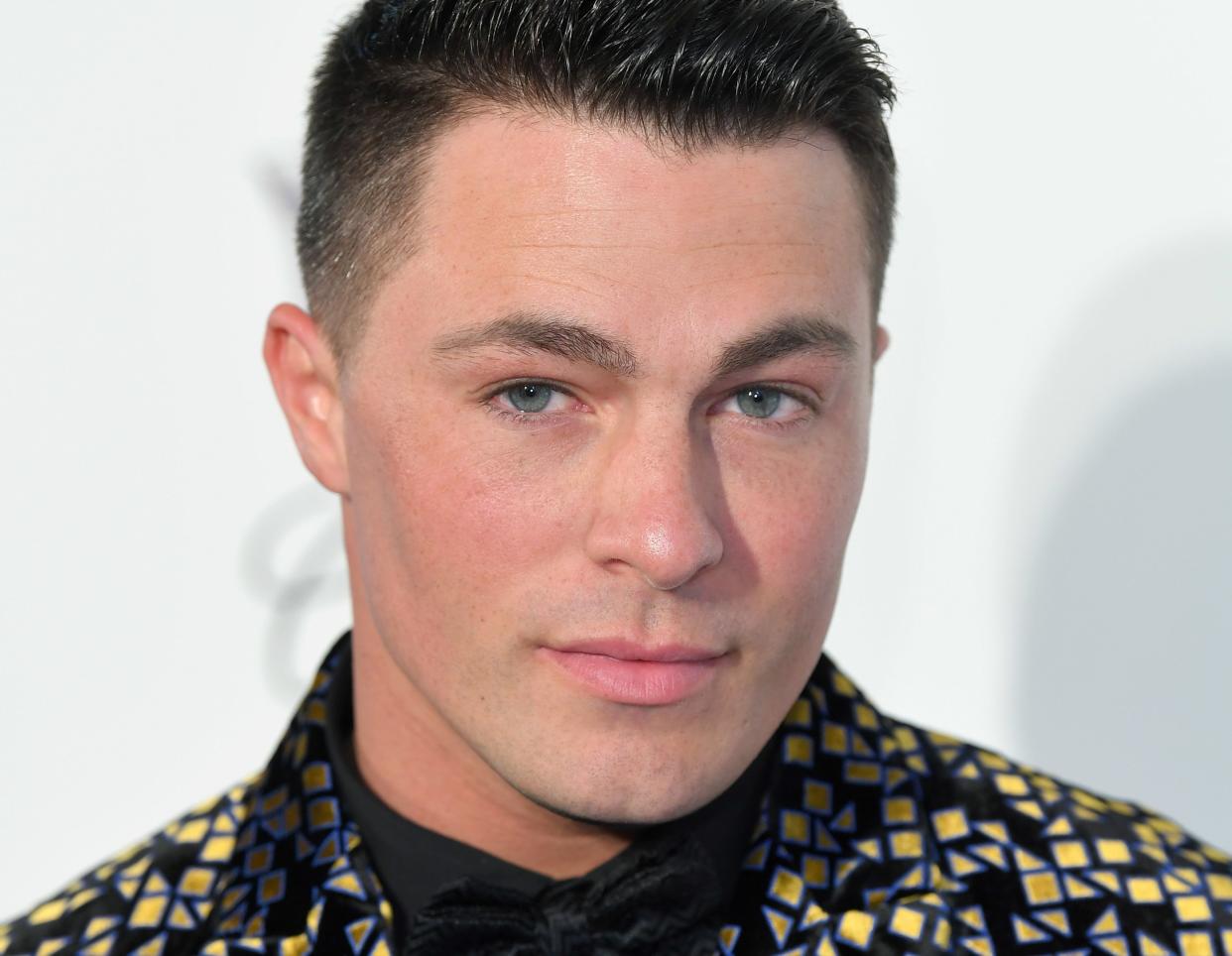 Colton Haynes at the Elton John AIDS Foundation Academy Awards party in Los Angeles on Feb. 24. In an interview with Attitude magazine, he opens up about his struggle with drugs and alcohol. (Photo: Karwai Tang via Getty Images)