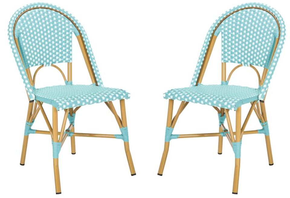 Rahul Patio Dining Chair, set of 2 (Photo: Wayfair)