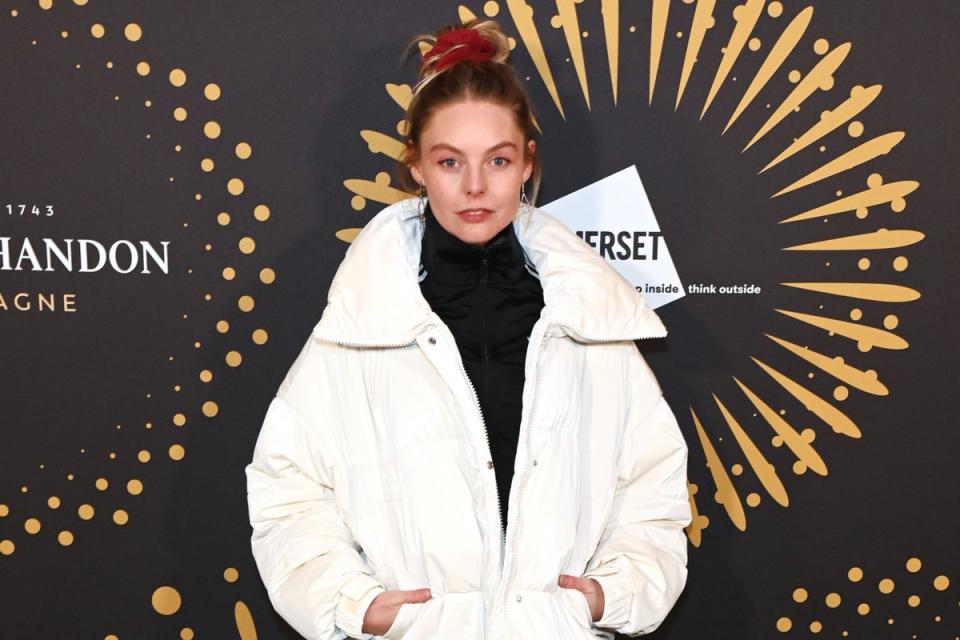 Skate At Somerset House With MoÃ«t & Chandon: Nell Hudson (Dave Benett)