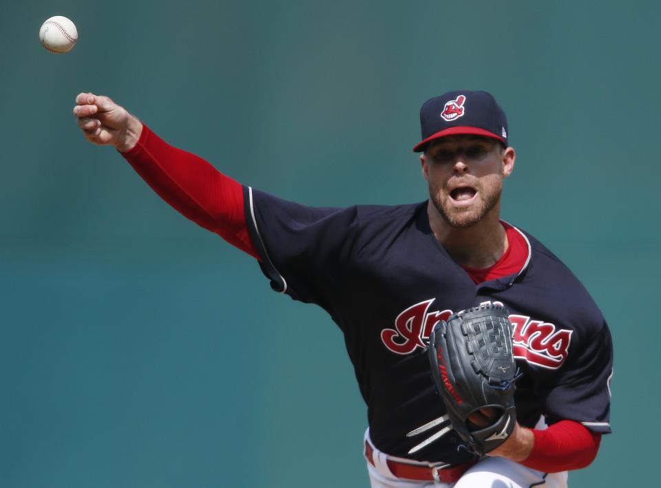 Indians pitcher Corey Kluber is the only unanimous choice among the 61 players on the All-MLB team. (Getty Images)