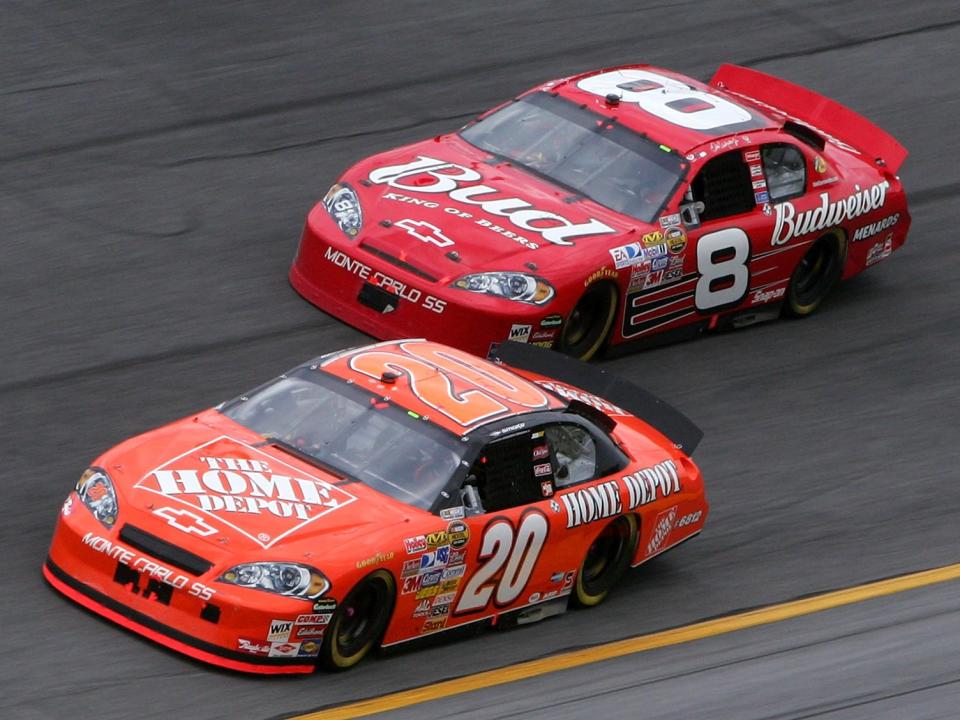 Tony Stewart and Dale Earnmhardt Jr