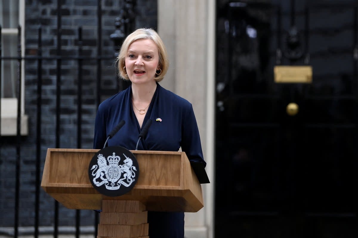 Liz Truss resigned after 44 days as prime minister.  (REUTERS)