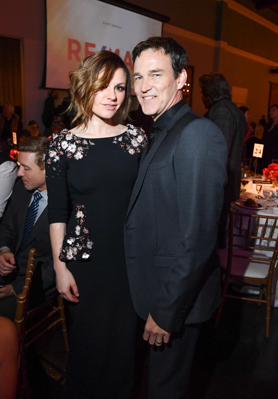 Anna Paquin and Stephen Moyer at the Canada Walk of Fame at the Liberty Grand in November in Toronto. (Photo: George Pimentel/WireImage)