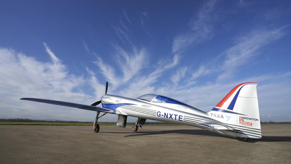 Rolls-Royce's all-electric plane, the "Spirit of Innovation"