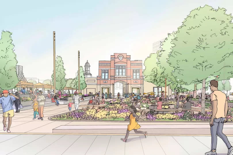 Beresford Square in the LDA Design plan for revamps