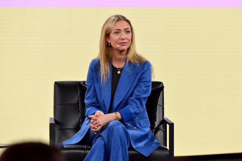 Bumble’s founder Whitney Wolfe Herd recently addressed how the dating app will utilize artificial intelligence. Getty Images for Vox Media
