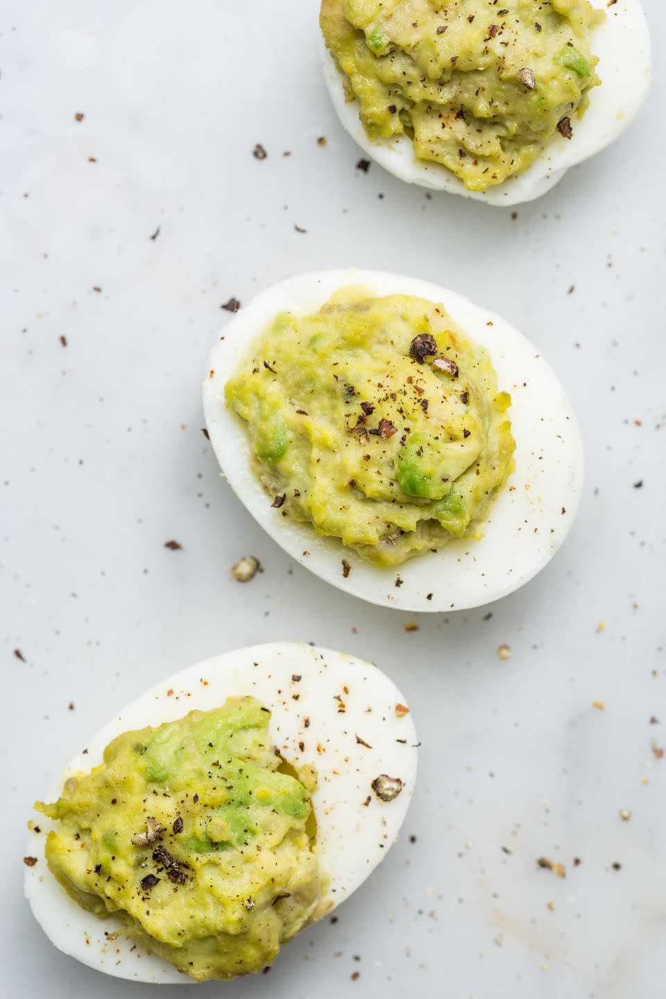 Guacamole Deviled Eggs