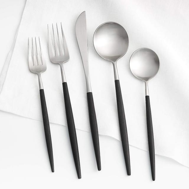 Change Up Your Dining Experience With Matte Black Silverware