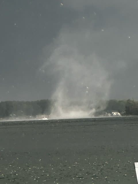 Gun Lake Gustnado, May 26, 2024 by Cara Donovan Schulte