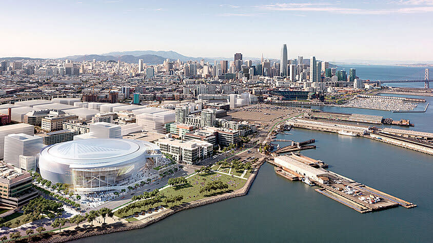 This September, Mission Bay will become the official home of the NBA’s Golden State Warrior with the opening of the Chase Center this September.  Source: Chase