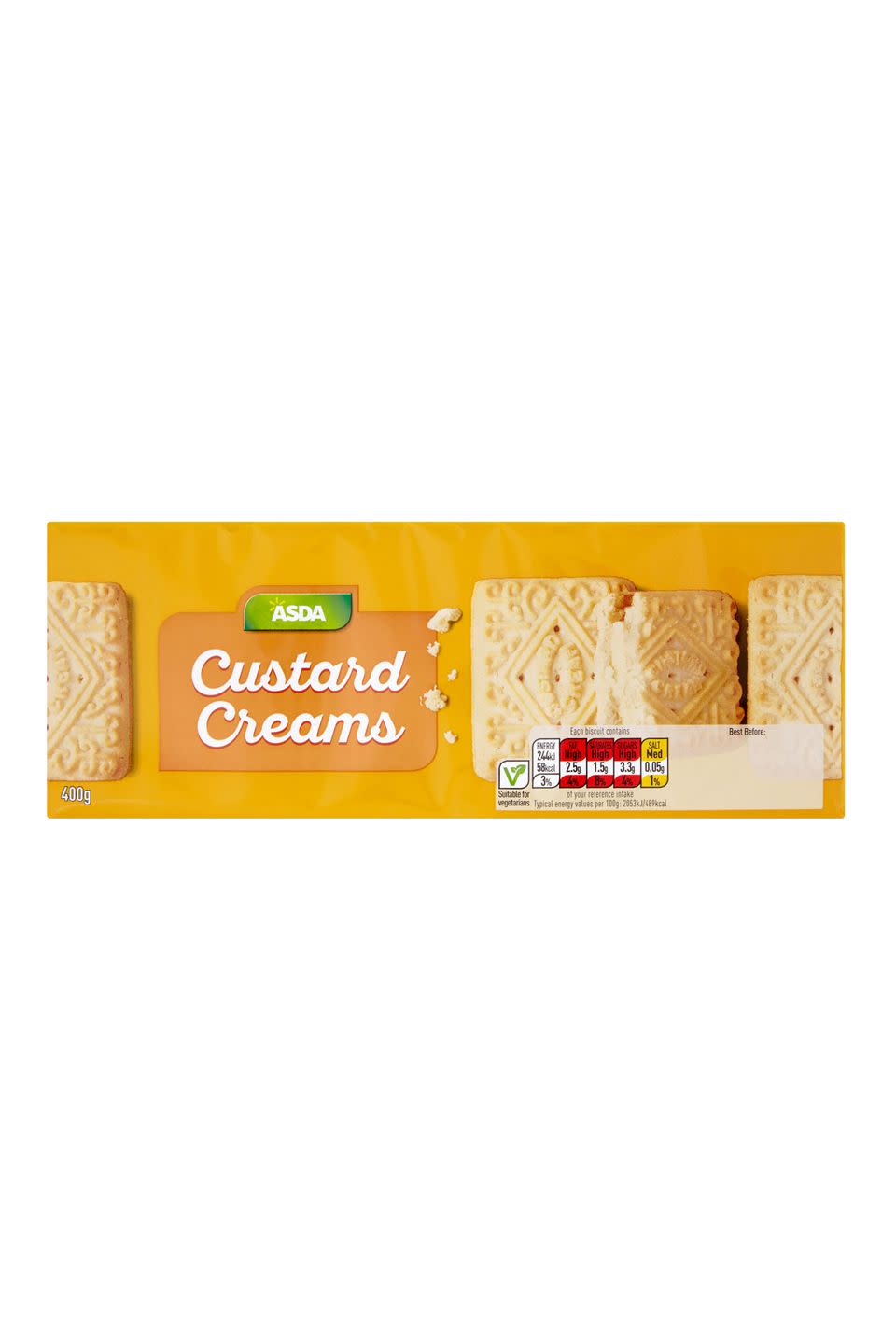 4) ASDA Custard Creams