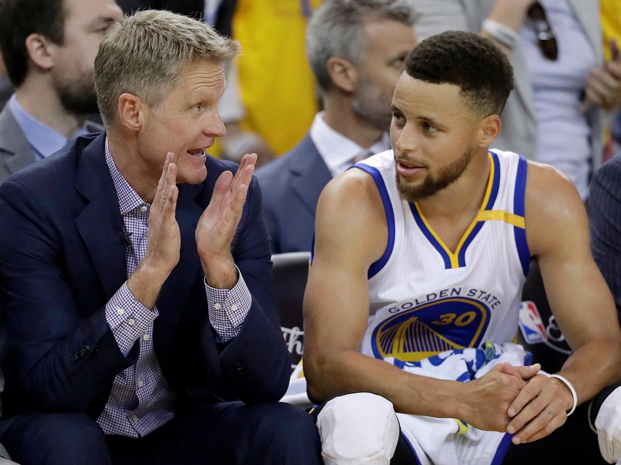 steve kerr stephen curry