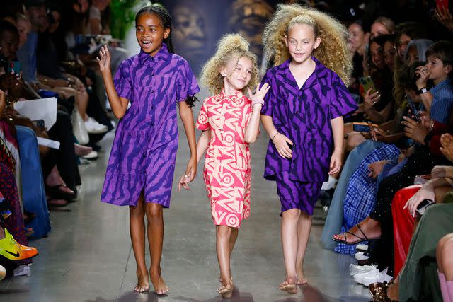 <p>Studio189/Dan Lecca</p> Models in Studio 189 NYFW show 2023