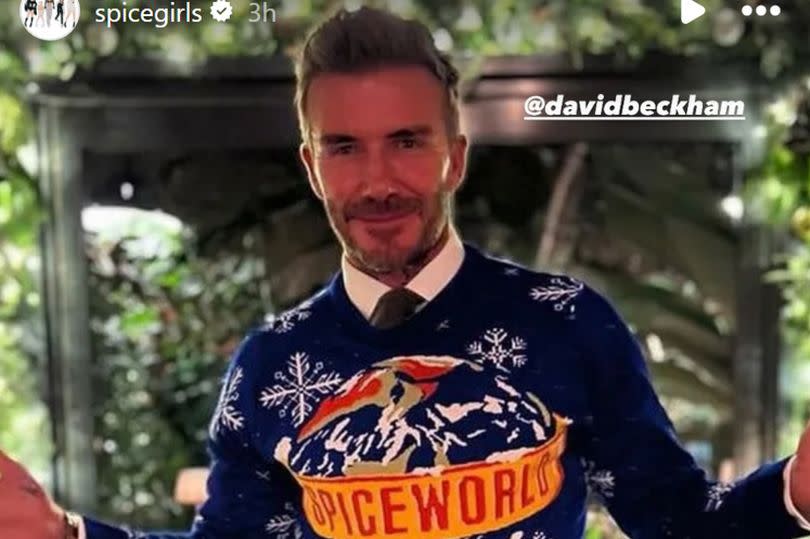 The Spice Girls wished David Beckham happy birthday on their official Instagram page