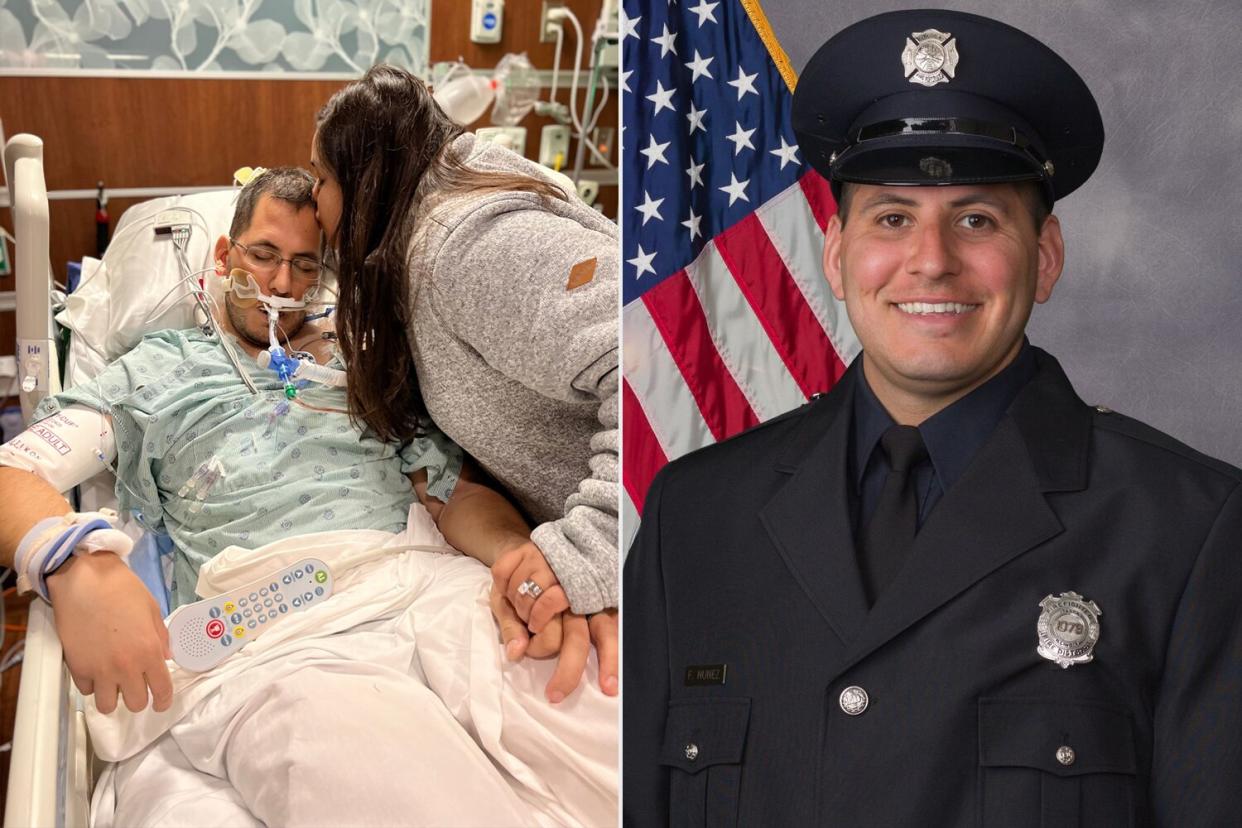 34-Year-Old Firefighter with Terminal Cancer Takes Final Ride in Ambulance He Used to Transport Patients