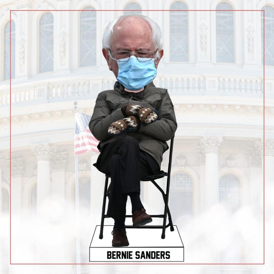 The National Bobblehead Museum and Hall of Fame is already working on a bobblehead for the memeable moment Bernie Sanders had at Joe Biden's inauguration