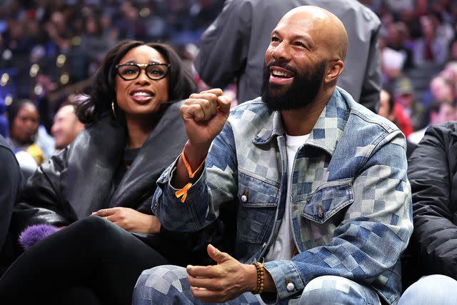 <p>Sean M. Haffey/Getty</p> Jennifer Hudson and Common in Los Angeles on Jan. 10, 2024