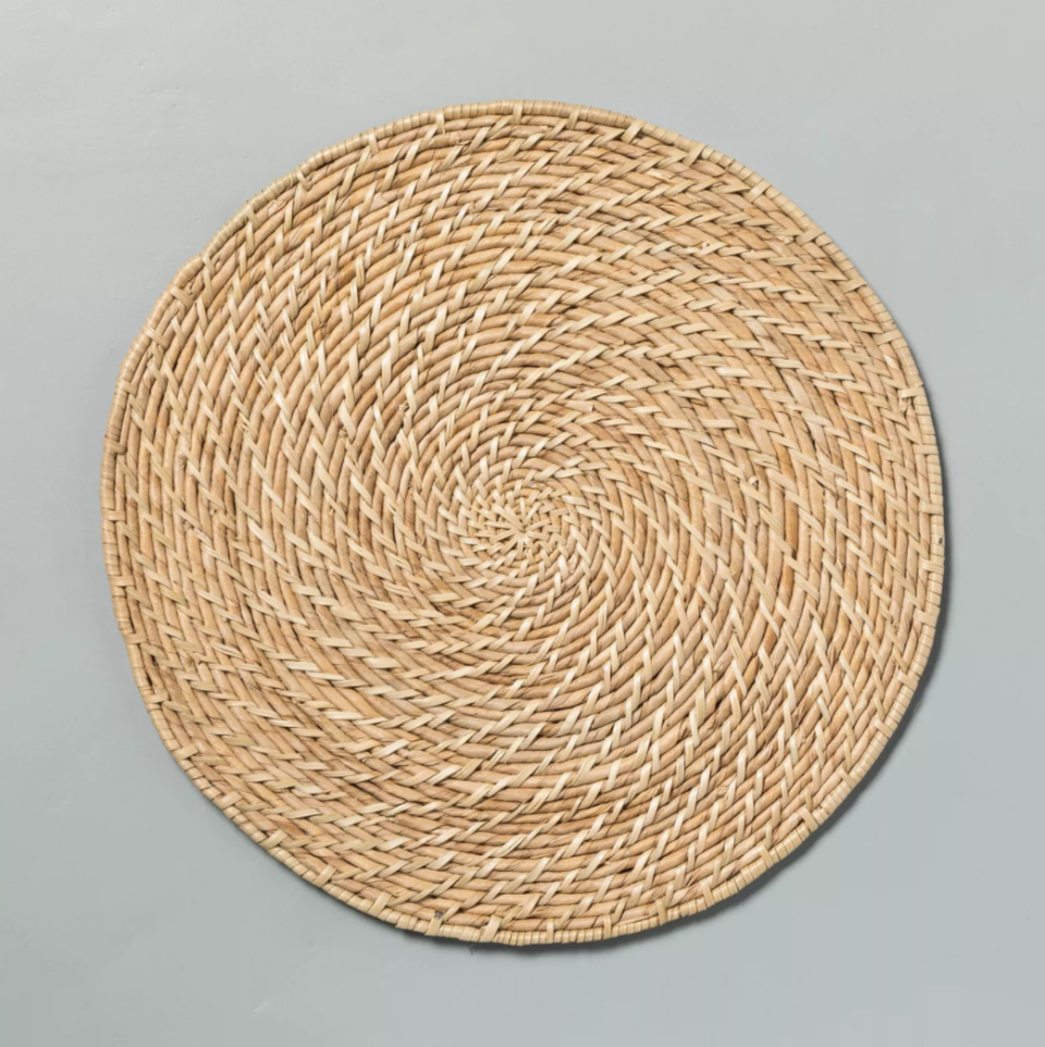 thanksgiving decor dining table holiday centerpieces natural woven plate