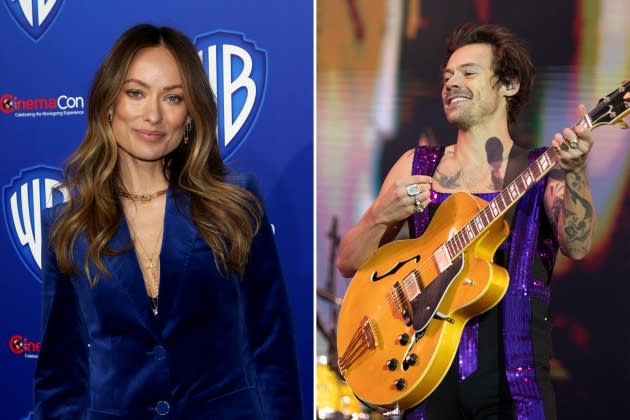 olivia-wilde-harry-styles-dont-worry-darling-tiktok-dltf - Credit: Gabe Ginsberg/WireImage; Jo Hale/Redferns/Getty Images