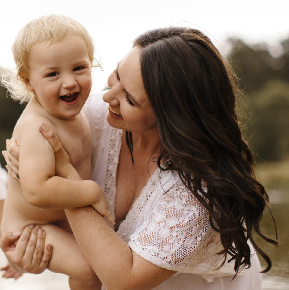 Stephanie Cannavo with second baby