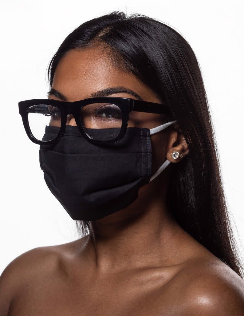 2) Adjustable Face Mask for Glasses Wearers