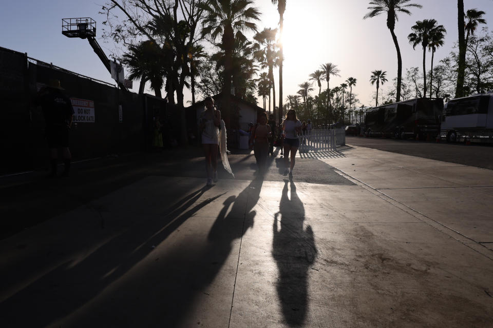 Coachella festival attendees.