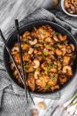 <p>Cashews are high in fat—and super tasty with this Chinese take-out copycat meal. </p><p>Get the recipe from <a href="https://www.wholekitchensink.com/instant-pot-cashew-chicken/" rel="nofollow noopener" target="_blank" data-ylk="slk:Whole Kitchen Sink;elm:context_link;itc:0;sec:content-canvas" class="link ">Whole Kitchen Sink</a>.</p>