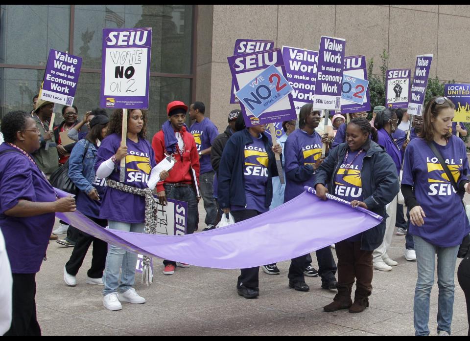 The Service Employees International Union, the nation's fastest growing labor union representing close to 2 million people, contributed $9,435,907 to super PACs. SEIU is one of the most politically active unions in the country.  SEIU has given $5,893,039 million to Florida Freedom PAC, $1 million to Priorities USA Action (supporting Obama), $653,549 to House Majority PAC, $550,000 to Service Employees International Union PEA-Federal, $425,000 to Rethink PAC (opposing Scott Brown), $297,750 to Working For Us PAC, $250,000 to Majority PAC, $200,000 to American Bridge 21st Century, $120,000 to Sierra Club Action, $20,000 to Vote Your Values, $12,919 to Workers' Voice, $8,650 to Connecticut's Future PAC and $5,000 to Gay and Lesbian Victory Fund.