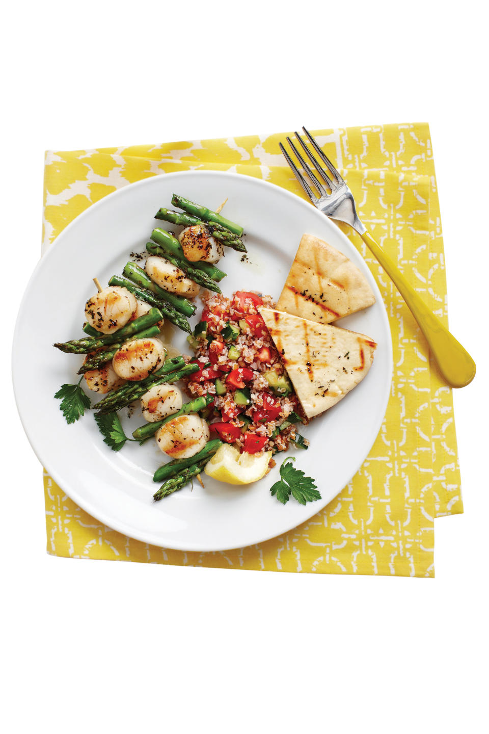 Grilled Scallop Kabobs
