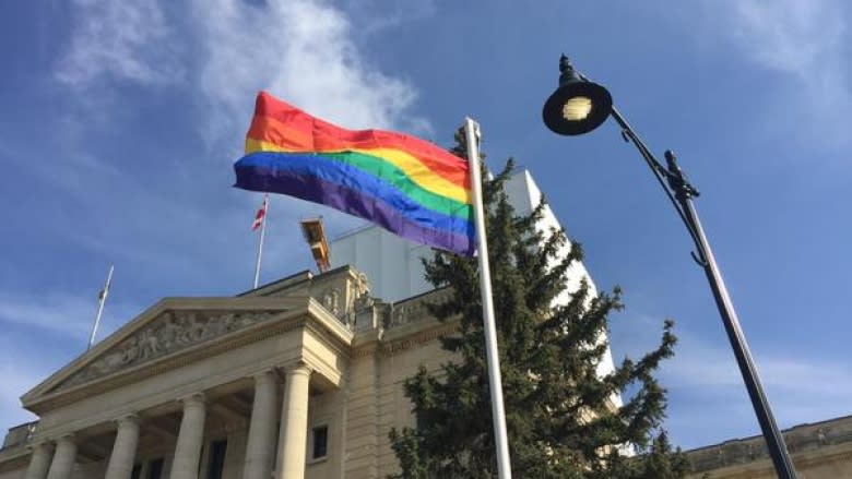 Rainbow flag raised at Saskatchewan Legislature