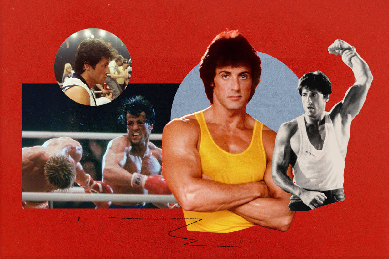 Yahoo Entertainment's resident Sly-spert picks the perfect Stallone film to suit your mood. (Illustration: Yahoo News; Photos courtesy Everett Collection)