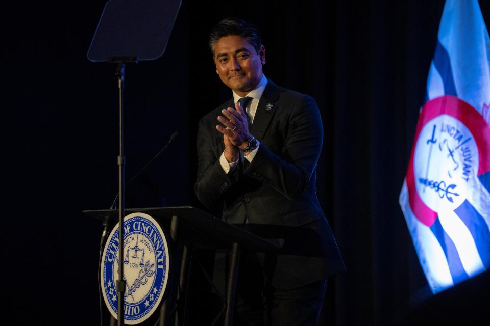 Cincinnati Mayor Aftab Pureval delivers his first State of the City address at the Cincinnati Union Terminal